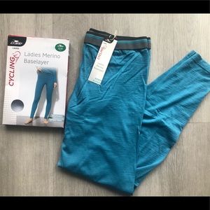 New Women’s ski baselayer merino leggings - US/CA 8-10